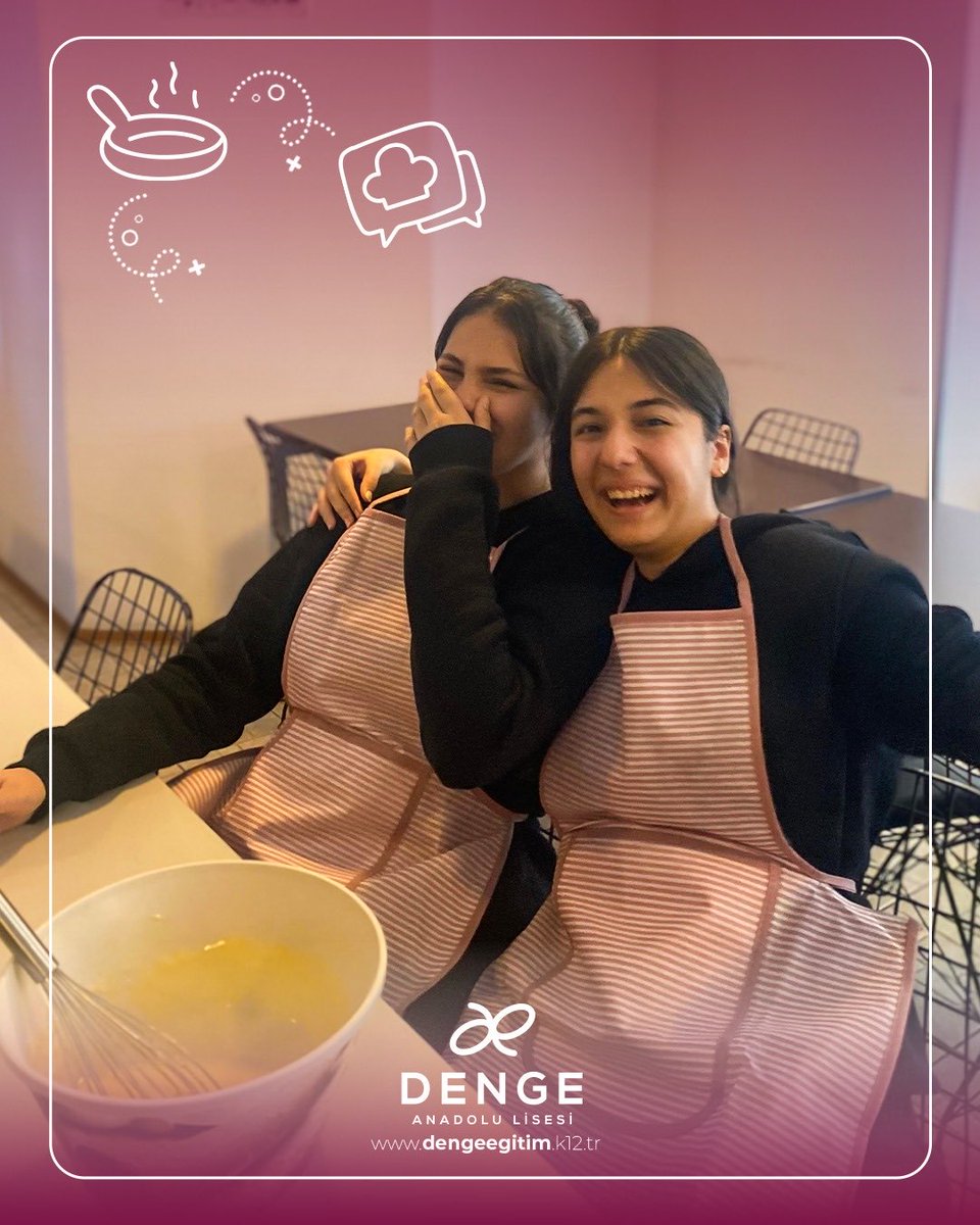 Denge’de lezzet zamanı! 
Eğlen, öğren, üret! 

#DengeAnadoluLisesi #DengeEğitim #LezzetZamanı #DengeAilesi