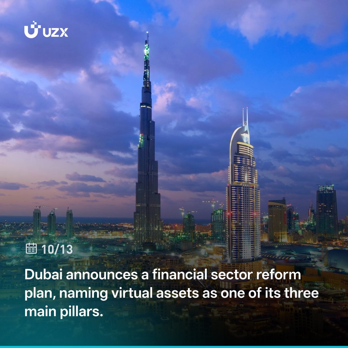 ⚡️#UZX BREAKING NEWS #Crypto

Dubai announces a financial sector reform plan, naming virtual assets as one of its three main pillars.