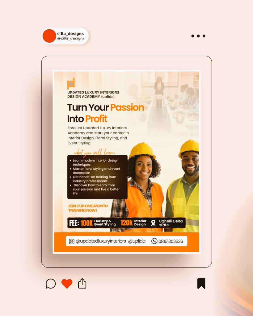cilla__designs's tweet image. Welcome to a beautiful week.
I worked on these flyer designs sometime last week.
When clients request for lots of information on their designs we just have to find our way around it.🤧🤗
Want designs that tell your brand's perfect story? Send a dm now‼️
#graphicdesigner