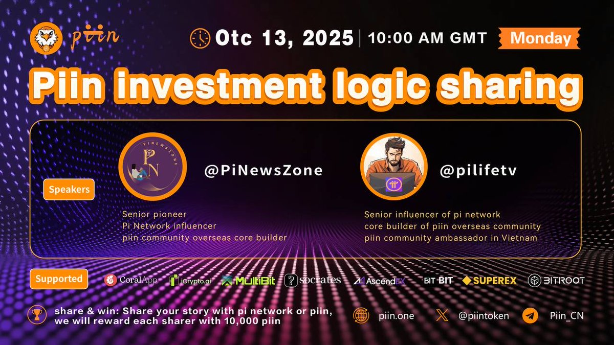kimdusk's tweet image. #Piin ,#PiNetwork 社区的创新里程碑,正在推特 Space 上展示其在 #BRC20 协议上的革命性应用。
10月13日18:00(UTC+8),加入Piin 社区的推特 Space,共同探索 👊👊👊
Space链接:x.com/i/spaces/1LyxB…
#EDGEN #Party #IGGY #PEPE #RATO #MIND #GASS #RUSTY #ZEUS #ATOS