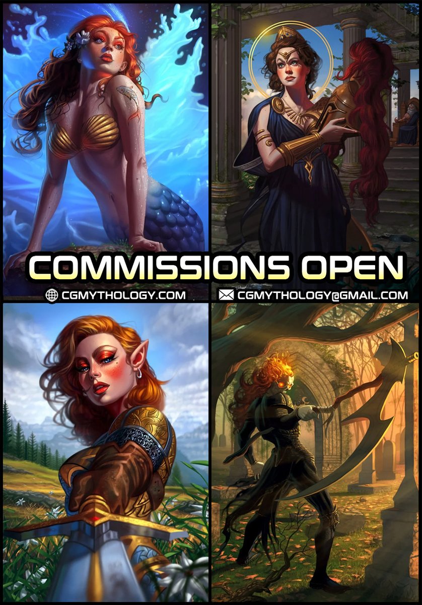 Just a friendly reminder that my commissions are open for October and November.  Drop me a DM if you have a project in mind as well as for comm sheets!  Retweets appreciated!