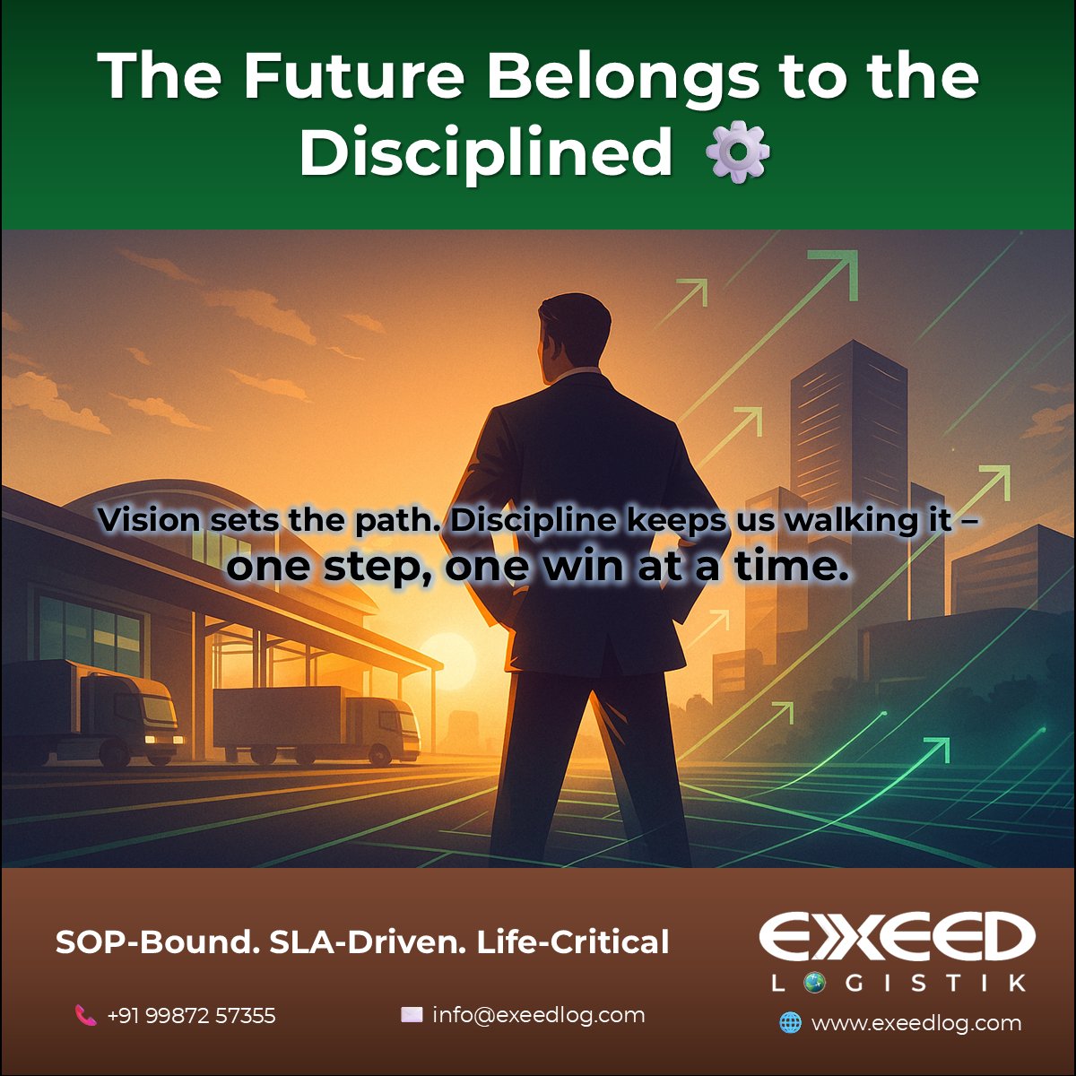 ExeedLogistik's tweet photo. 𝐁𝐢𝐠 𝐢𝐝𝐞𝐚𝐬 𝐢𝐧𝐬𝐩𝐢𝐫𝐞. 𝐃𝐢𝐬𝐜𝐢𝐩𝐥𝐢𝐧𝐞 𝐝𝐞𝐥𝐢𝐯𝐞𝐫𝐬.

𝐓𝐡𝐞 𝐟𝐮𝐭𝐮𝐫𝐞 𝐛𝐞𝐥𝐨𝐧𝐠𝐬 𝐭𝐨 𝐭𝐡𝐨𝐬𝐞 𝐰𝐡𝐨 𝐬𝐡𝐨𝐰 𝐮𝐩 𝐞𝐯𝐞𝐫𝐲 𝐝𝐚𝐲.

#Leadership #Discipline #ExeedLogistik #PromiseDelivered https://t.co/RF2E5Q9CW5