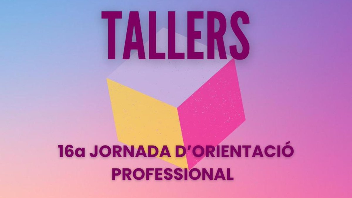 A partir del 15 d’octubre a les 12h, optimitza les teves habilitats als tallers de la 16a Jornada d’Orientació Professional! Descobreix l’impacte real de la #IA i noves oportunitats amb professionals locals 👩‍💻🤝
#orientalleida #lleida2025 #jornadesorientacio #universitatdelleida