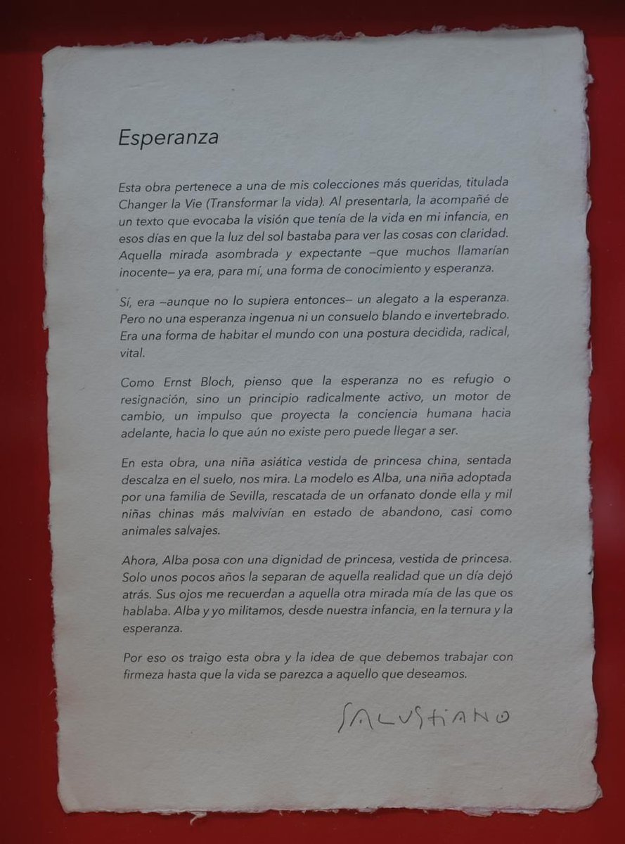 elllamadorcsr's tweet image. La Esperanza según Salustiano. @EspDeTriana
