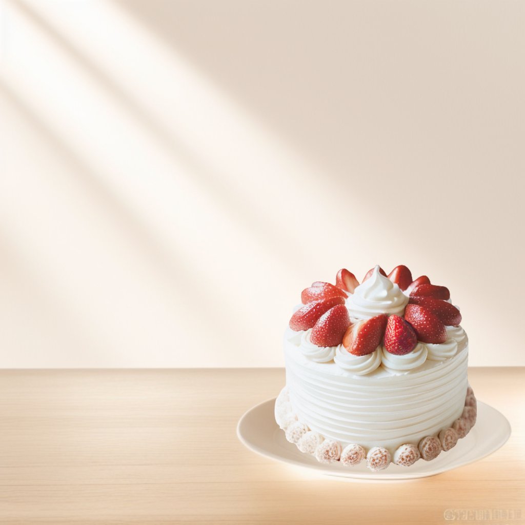 KOffice_KAORI's tweet image. 【#SDミニTips 030🍬】
★スイーツ広告作成シリーズ★

その2　背景をAIで生成して合成✨

・背景もケーキもAIで制作
・別々に生成した画像を合成
・自然光の“撮影風”に仕上げ🍓

AIでここまでできる！

次回はこれを広告に仕上げます

#StableDiffusion #広告デザイン #商品撮影代行 #ECサイト運営