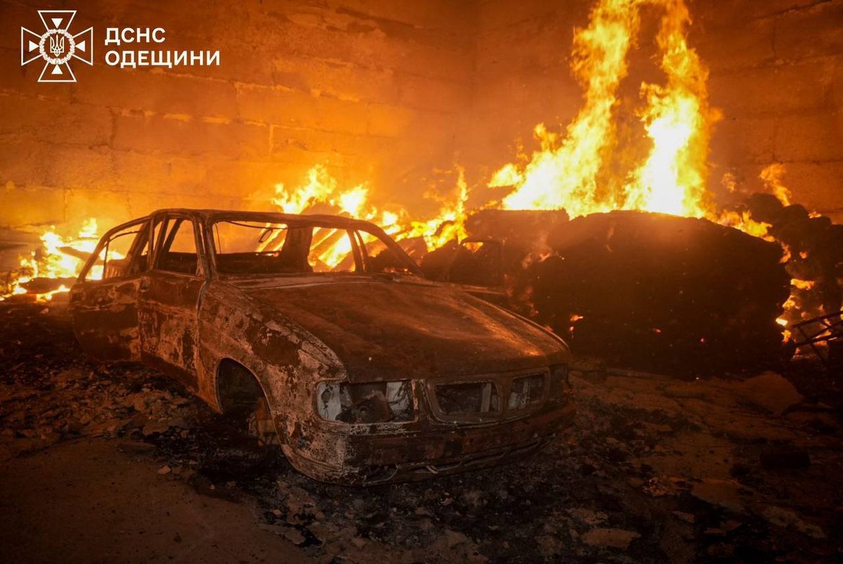 Russians attacked civilian infrastructure in Odesa region this night