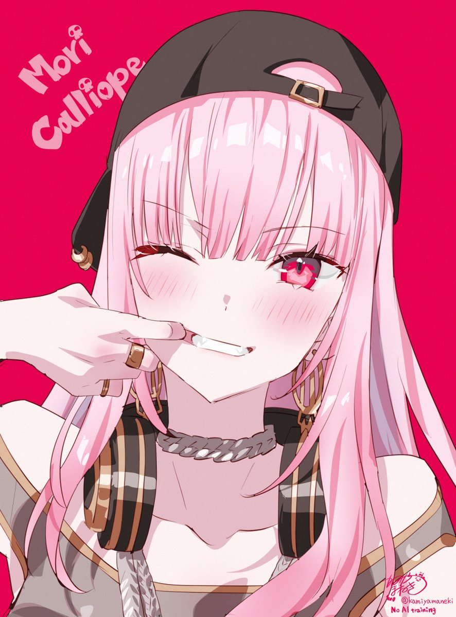 推しのカリオペちゃんをたくさん描いています💀
 #三連休はフォロワーが増えるらしい 