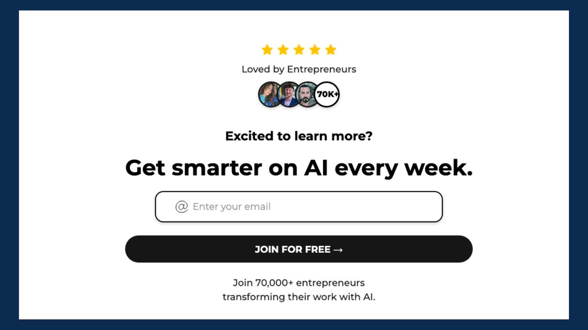 qrart2030's tweet image. ⭐ Your AI Superpowers In One Click!!! ⭐
Join 70,000+ business owners transforming their business with weekly AI prompts, tips & tricks.
👉 godofprompt.ai/subscribe/?ref…
#promptlibrary #Prompts #aiforbusiness #ChatGPT #midjourney #OpenAI #Claude #GrokAI #PromptEngineering