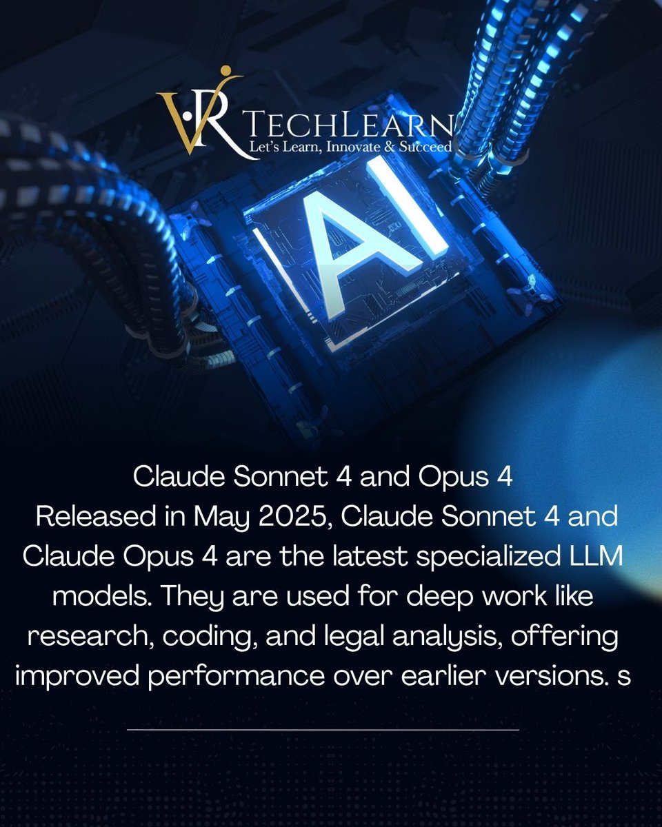 RVTechLearn's tweet image. "AI, ML, LLMs, NLP, Cloud — technology shaping the future is happening now. Explore it with us! 🌐💡 #TechUpdate #rvtechlearn"