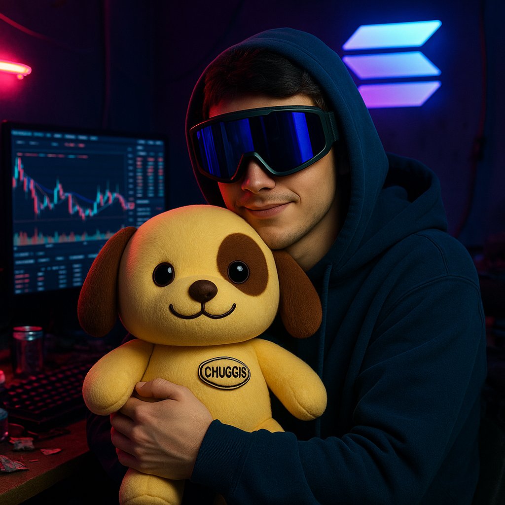At least when the market is down, $CHUGGIS holds you. 🤝

Sending soft hugs to you all!