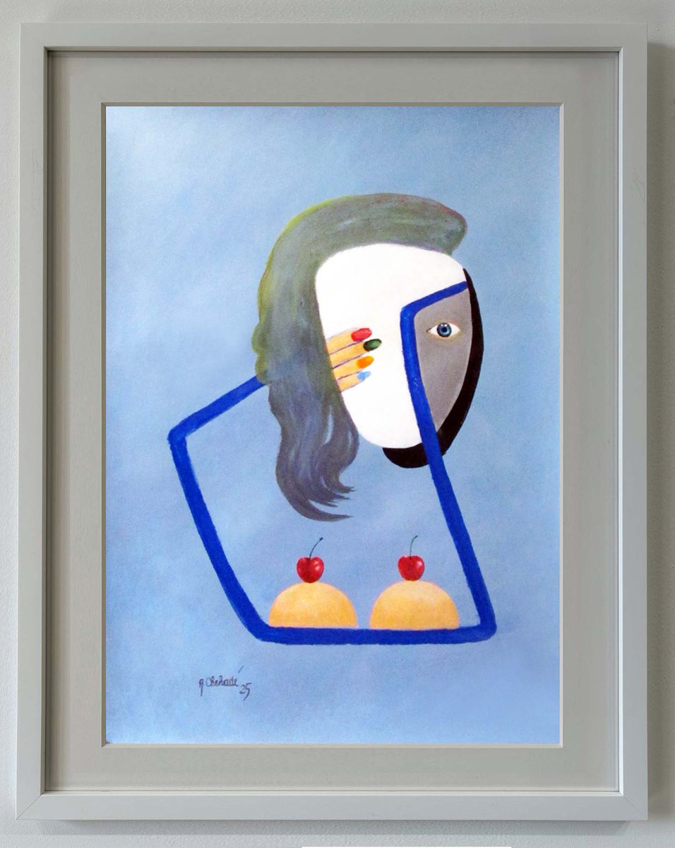 ChehadeAssaad's tweet image. The autonomy of the viewer of contemporary works of art is never fully realized in front of engaged pieces. The connections between a work and society serve as a test for the artist more than for the viewer.

-Desire for Eternity, 2025. Mixed media on paper.