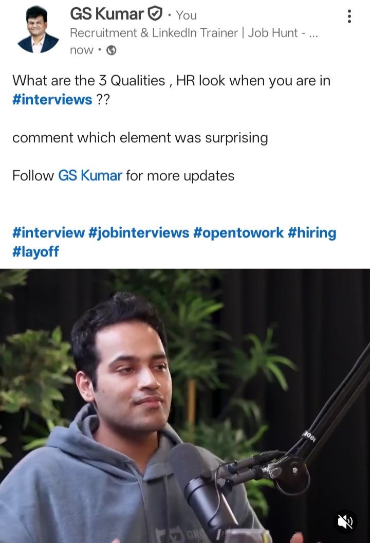 GSKumar66409423's tweet image. GS Kumar, ajob interview tips #resume #Linkedin #interviewquestions
