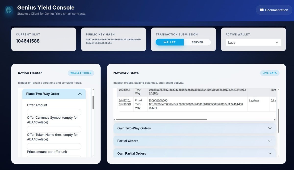 Genius Yield official tweet media