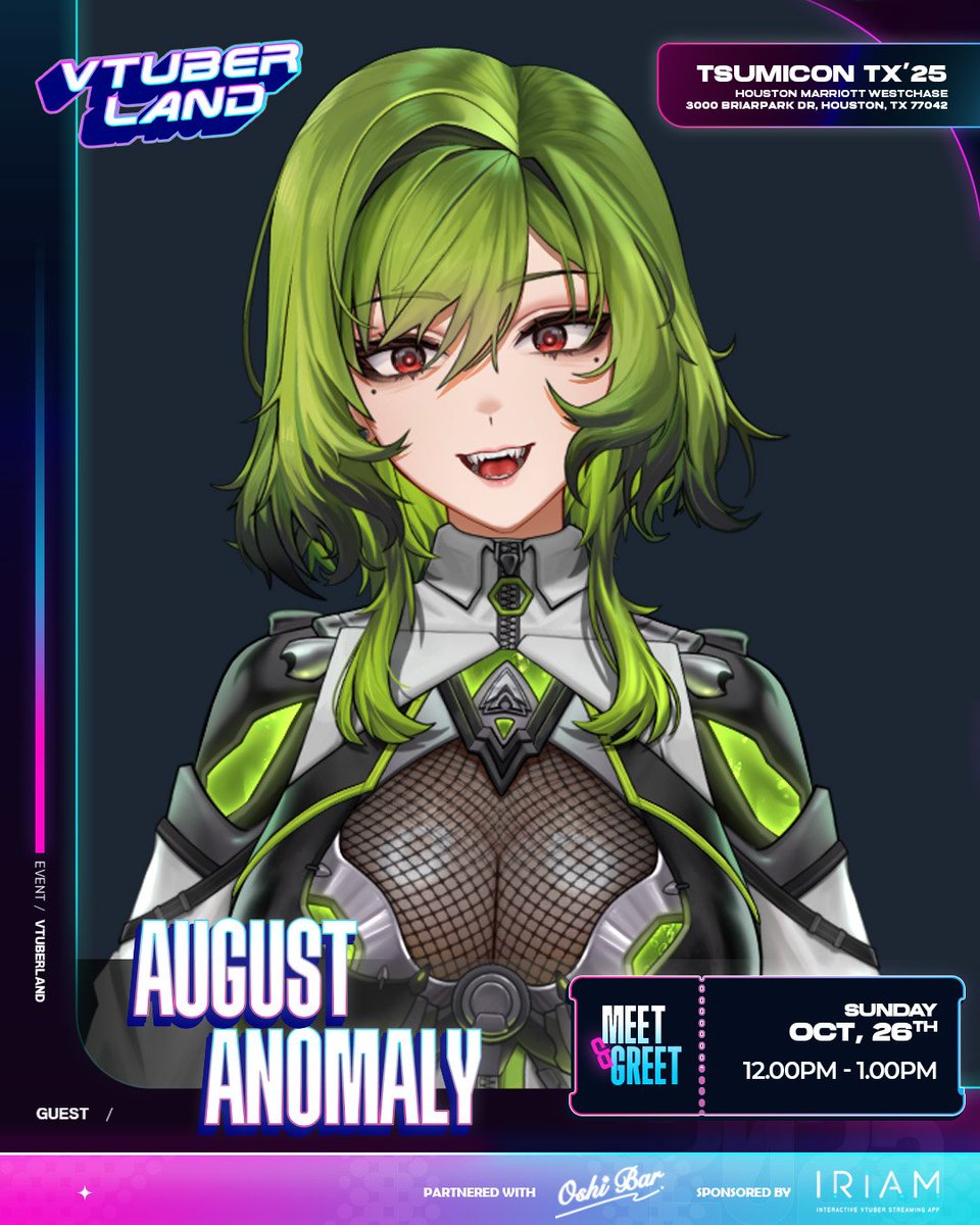 SURPRISE! ✨

I'll be at Tsumicon for a virtual meet &amp; greet this year! Come say hi on Sunday!! 💚