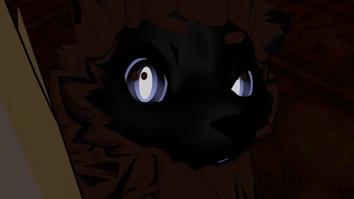 BlueMhm's tweet image. Wut ya doin? ( ͡• _•)
#vrchat #novabeast