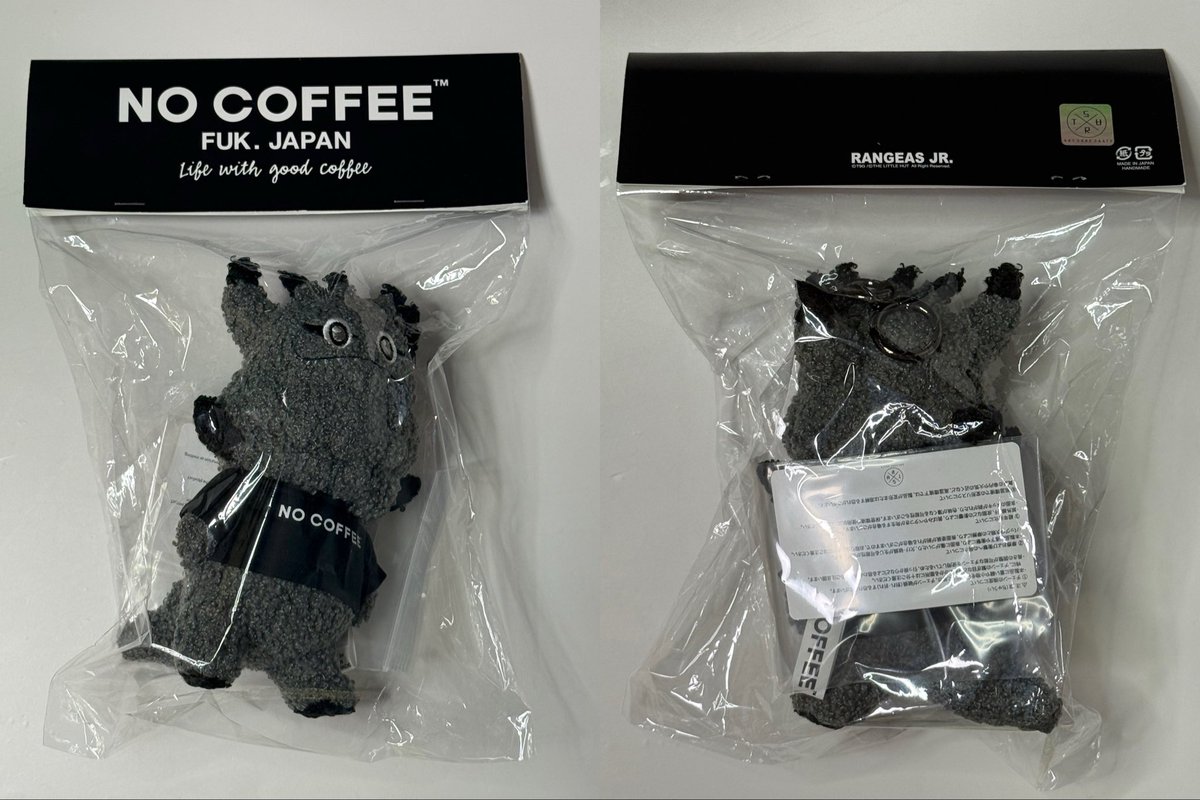 NO COFFEE x ICE EROSION RANGEAS ラバーチャーム おはよう