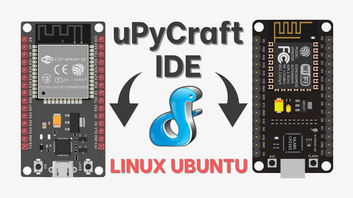 ebokify's tweet image. How to Install uPyCraft IDE on a Linux Ubuntu
ebokify.com/install-upycra…
📕 ESP32 eBooks:
ebokify.com/esp32
📕 ESP8266 eBooks:
ebokify.com/esp8266
#ESP32 #ESP32S3 #ESP32C6 #ESP32Project #ESP32Tutorial #Espressif #Arduino #IoT #Microcontroller #ESP8266 #NodeMCU…