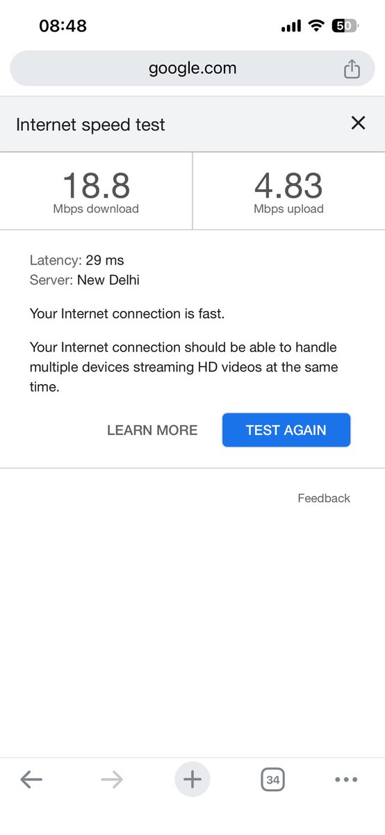 icolonelchikara's tweet photo. @JioCare this is getting ridiculous — 2 days of “congestion / outage detected.” I pay for 100 Mbps but barely get 20. Every call says “we’re fixing it” with no update or ETA. Why pay full price for a service that works barely 10 days a month? https://t.co/NLiutOsKTf