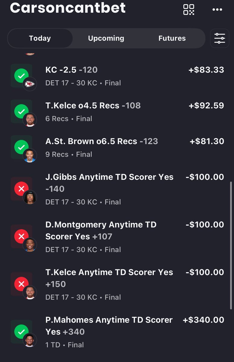 carsoncantcode's tweet image. If it’s so rigged why did you not bet Chiefs -2.5 on a prime time game