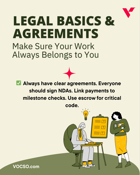 vocso's tweet image. Hiring outside developers? Your IP &amp;amp; customer data shouldn’t be the trade-off :

✅ NDAs for everyone
✅ Limited repo access
✅ MFA / SSO logins
✅ Review every pull request 

💬How does your team keep IP &amp;amp; data safe?
#CyberSecurity #DevSecOps #DataProtection #SoftwareDevelopment