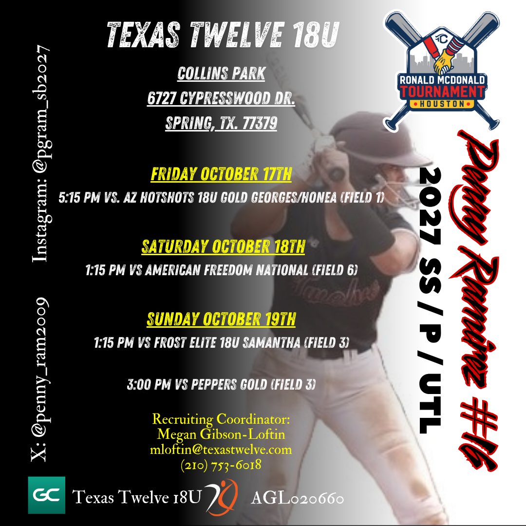 Can’t wait to get on the field this weekend with Texas Twelve 18U!@TwelveRecruitSB <a href="/SoftballTwelve/">Twelve Softball</a> <a href="/caseydickson717/">Casey Dickson</a> <a href="/coach_HaleyLee/">Haley Lee</a> <a href="/coachkayladunn/">Kayla Dunn</a> <a href="/TheCoachColwell/">Coach C</a> <a href="/TonyMcK13576359/">Tony McKnight</a> <a href="/whyyousogood/">shelby janda</a> <a href="/SEUSoftball/">St. Edward's Softball</a> <a href="/coachpalegan/">Pal Egan</a> <a href="/CoachGJCary/">Gregory Cary</a> <a href="/s3baseball_/">Orlando Salinas</a> <a href="/emason55/">Elizabeth Mason</a> <a href="/jodyarmijo11/">jody armijo</a>