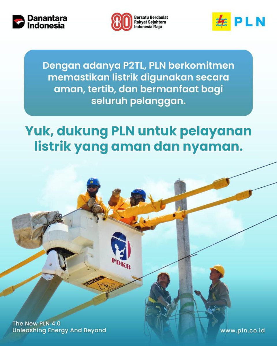BangkaPLN's tweet photo. P2TL hadir untuk memastikan listrik tetap aman, tertib, dan adil bagi seluruh pelanggan.

Pemeriksaan dilakukan pada jaringan, sambungan, dan instalasi agar KWh meter optimal, penyalahgunaan dapat dicegah, serta pelanggan terlindungi.

#TentangP2TL #P2TL #PLNUntukIndonesia https://t.co/27h2dgr583