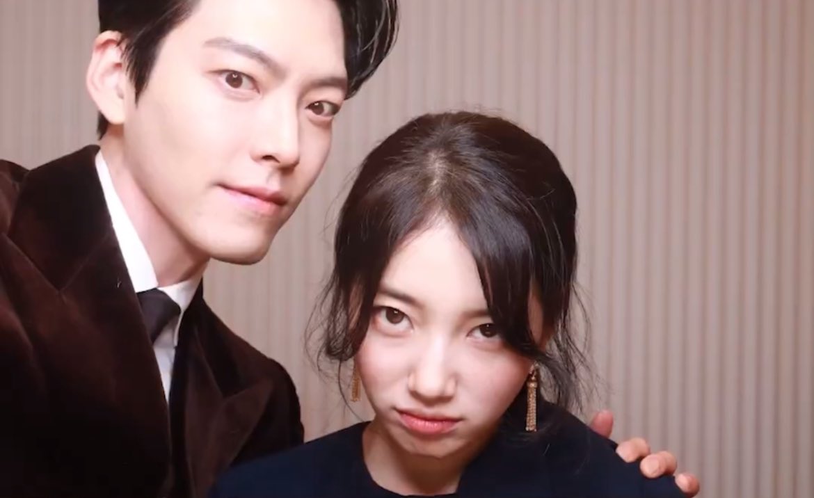shuzkay's tweet photo. suzy and woobin’s photobooth 🥹 I DON’T WANNA LET YOU GO.. my kayoung and genie !!! https://t.co/6ahvK68MBC
