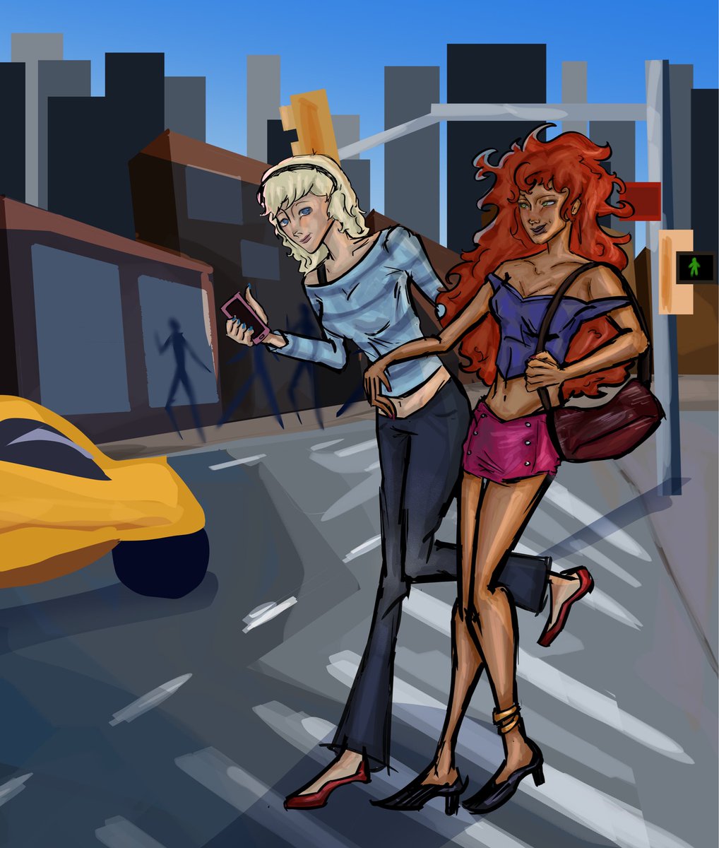 kubblette's tweet photo. gwen stacy, mary jane watson https://t.co/8i0zyqmqBr