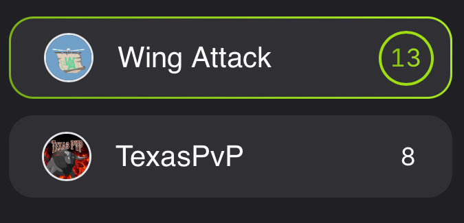 Started off the season with a win over TexasPvP! Solid team win. 3-0s in UL and ML by x3DxJMar159 and Kazizil led the way. GGs and on to week 2!