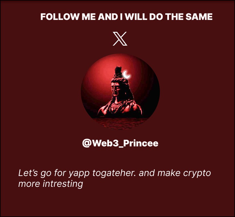 Web3_Princee's tweet image. Follow request sent to @Web3_Princee! Let&apos;s connect and talk crypto/web3 🔥 Appreciate the follow back!