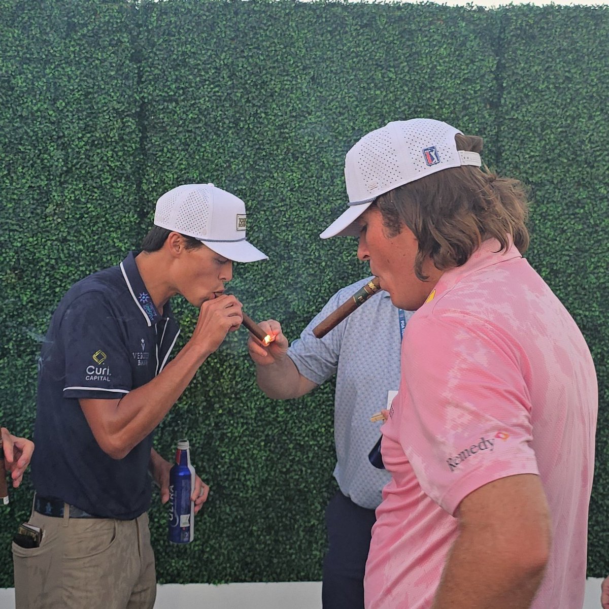 It was really cool today to get to see people enjoy the greatest day of their professional lives, graduating to the PGA Tour from the Korn Ferry Tour. It's a weight lifted, a lifelong personal investment paid off. This is the good stuff.