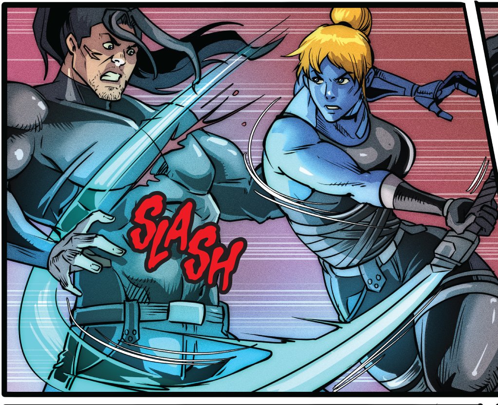Page 6 is now up on ComicFury!            

The fight gets intense!
  
The Comic:  …ythroughblackskies.thecomicseries.com/comics/#conten…

Art by <a href="/SkyFantasyStdio/">SkyFantasy(OPEN COMMISSION)</a>

Lettering by <a href="/RecklessGleason/">Mighty Mascots #10 & Breakfast Brawlers on IGG!</a>

#WritingCommunity #webcomic #comics2025 #ComicArt #scifiart #webcomics #indiecomics