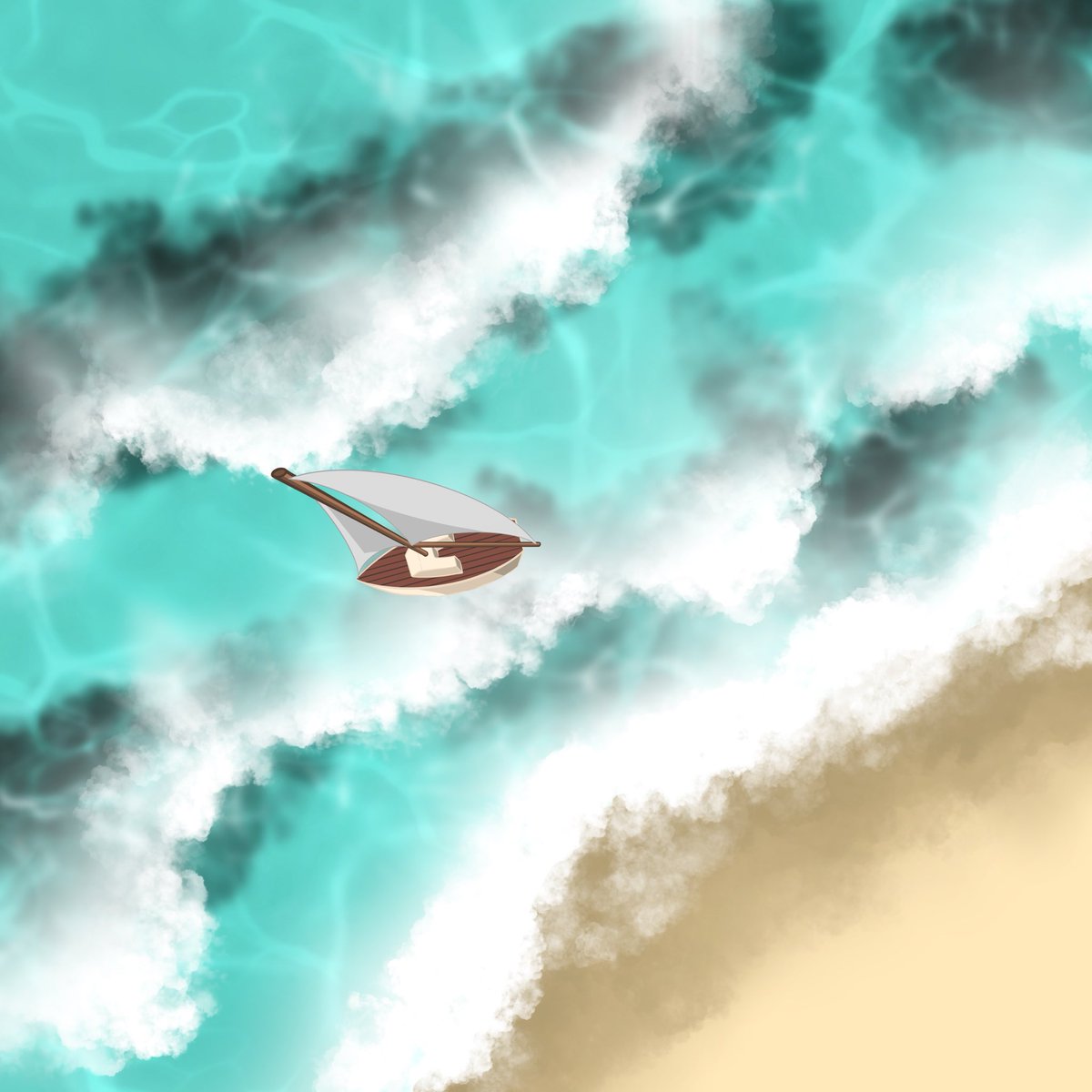CosmicGills's tweet photo. #fishtober2025CG day 12: waves. https://t.co/BkGKzjKJEZ