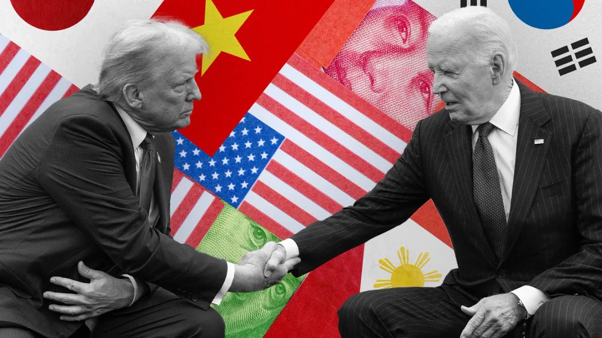 ParadoxAlgo's tweet image. 🚨 The U.S. plans to slap 100% tariffs on Chinese goods starting Nov 1, retaliating against China’s export controls on rare earths — vital for chips & EVs.
Trade war 2.0 is back — and this time, it’s tech vs. tech.