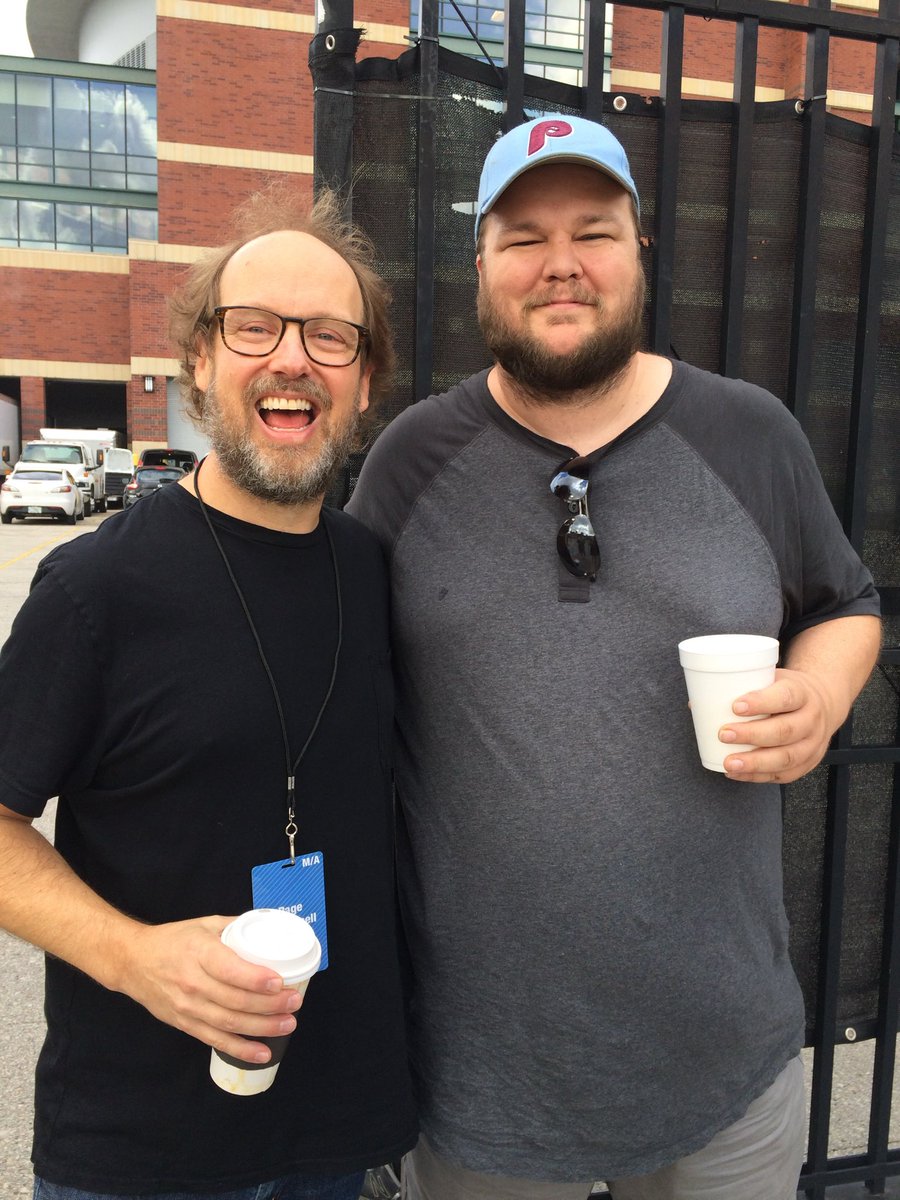 For real the title track to <a href="/pagemcconnell/">Page McConnell</a> new album brings tears to my eyes. Beautifully haunting yet hopeful melody. Can someone get word to Page that Pat, his buddy seen below, really loves his new album and hopes Page’s musical heart is full! Please and thankyou