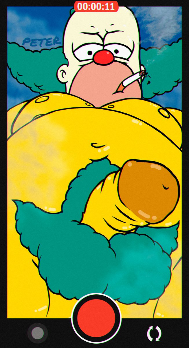 peterdamart's tweet photo. Krusty likes to relax after the show by sending nudes to his lovers. 
Would u like to have that perspective, huh?🤡

Follow me on https://t.co/plIQtGvJMg
Join my new telegram channel here https://t.co/8sQelPTNgB

#NSFW #gaysimpsons #clown https://t.co/1Jn0jY0KeC