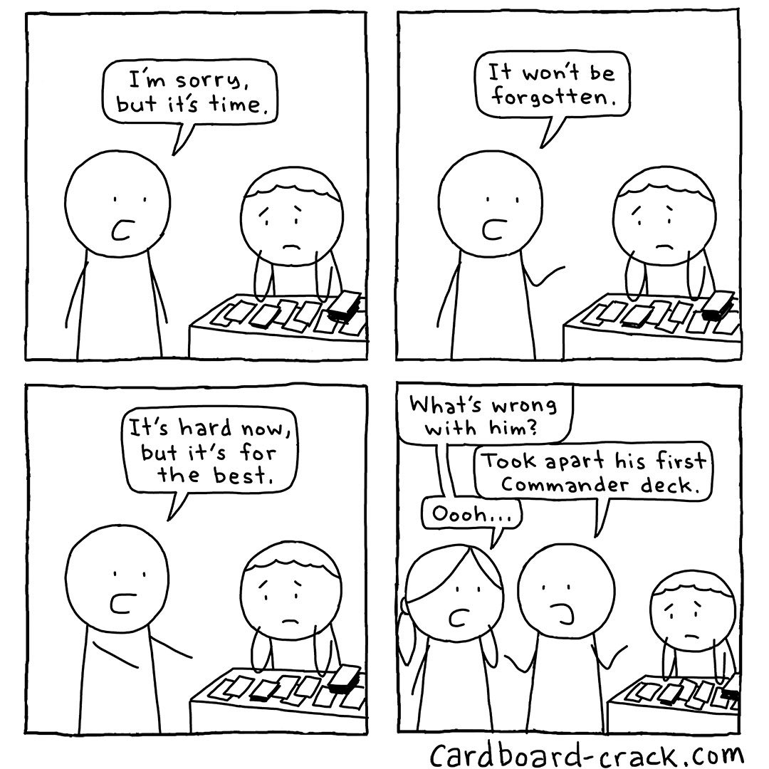 Cardboard_Crack's tweet image. Sad Day #MTG