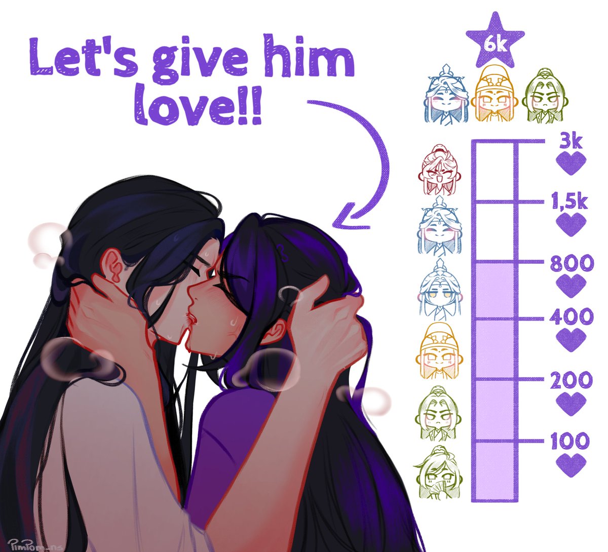 I really think these guys would be all rough and aggressive kissing, sorry not sorry 🫦
#mdzs #fanart #JiangCheng