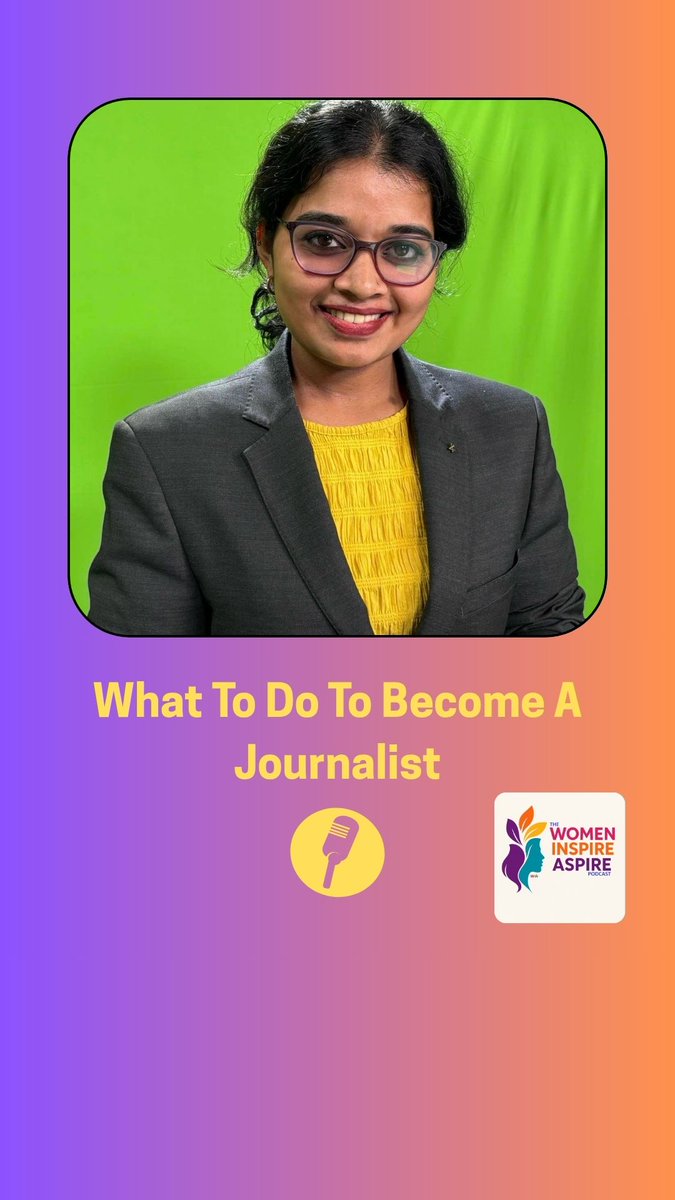 In this episode of shorts in "The Women Inspire Aspire Podcast", Meera Nair talks about what to do to become a journalist through her experience:

youtube.com/shorts/jAxYJ_H…

Full episode here: youtu.be/EGkKPoNv_r4

Please subscribe to this channel for more awesome podcasts!