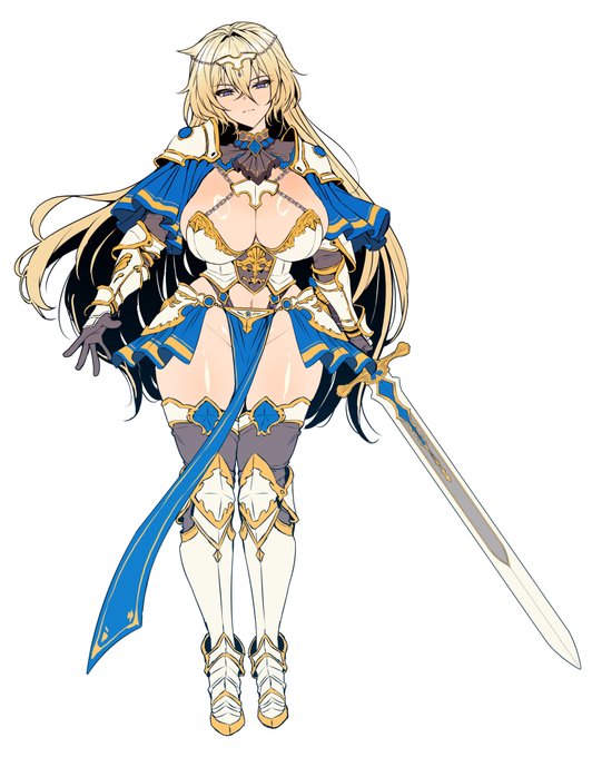 ビキニアーマー聖騎士さん(催眠に弱い) 