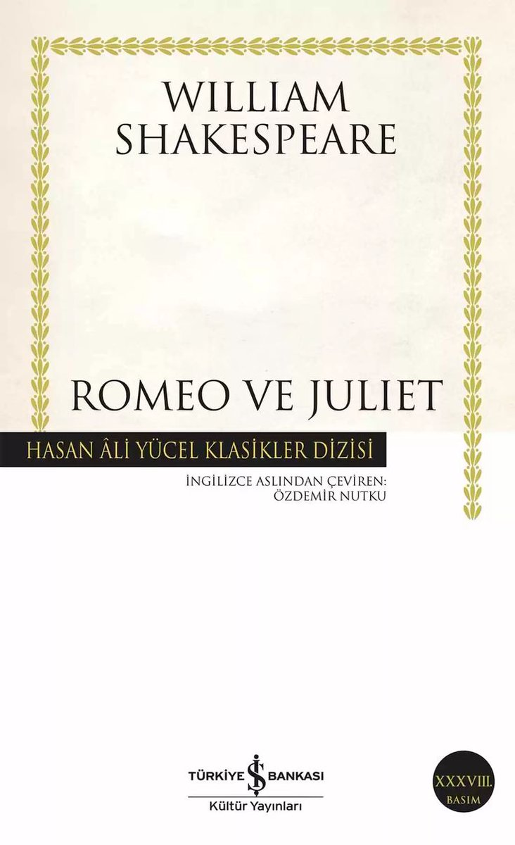 Shakespeare, Romeo ve Juliet’te aşkı zamana, topluma ve ölüme karşı bir başkaldırıya dönüştürür. Bu trajedi, sevmenin bedelini değil; sevmemenin, anlamamanın ve geç kalmanın bedelini anlatır.

“Benim tek düşmanım, senin soyadın.”

#BirKitap 
#Günaydın 
#Pazartesi