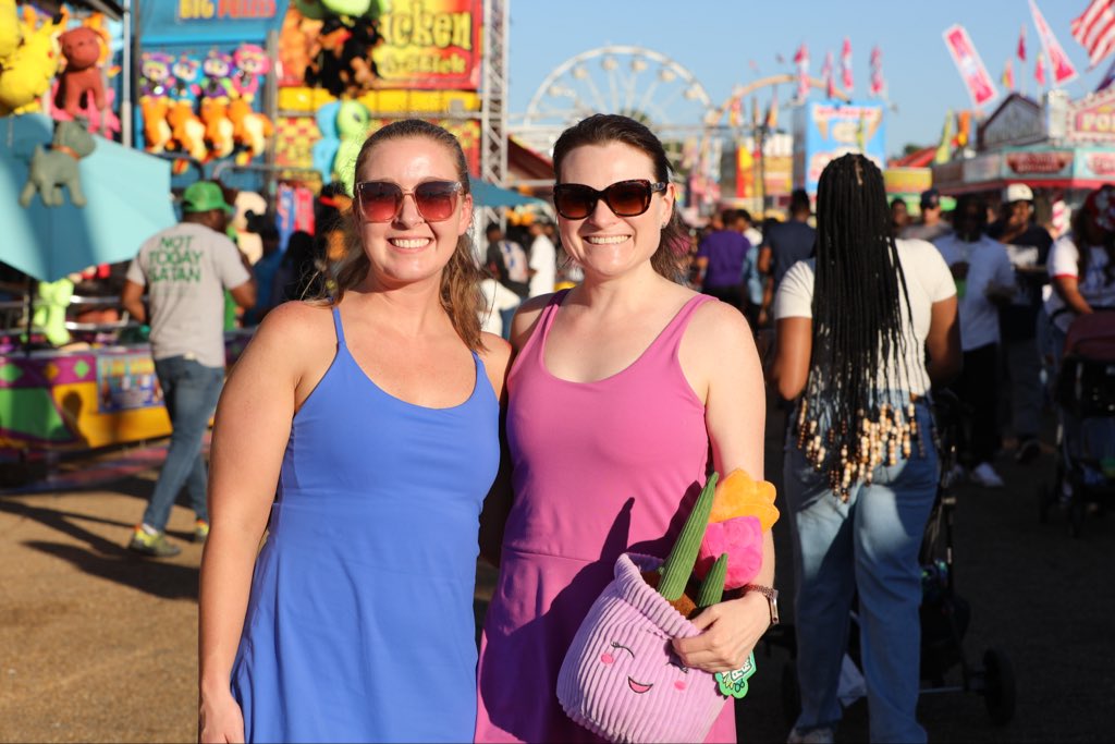 MSStateFair's tweet image. Day 11 was full of laughter, lights, and lasting memories! 🎡💫 The fairgrounds were buzzing with fun from morning to night — and we’re not done yet! Come see us tomorrow for the last day of the #GreatAmericanMississippiStateFair !!