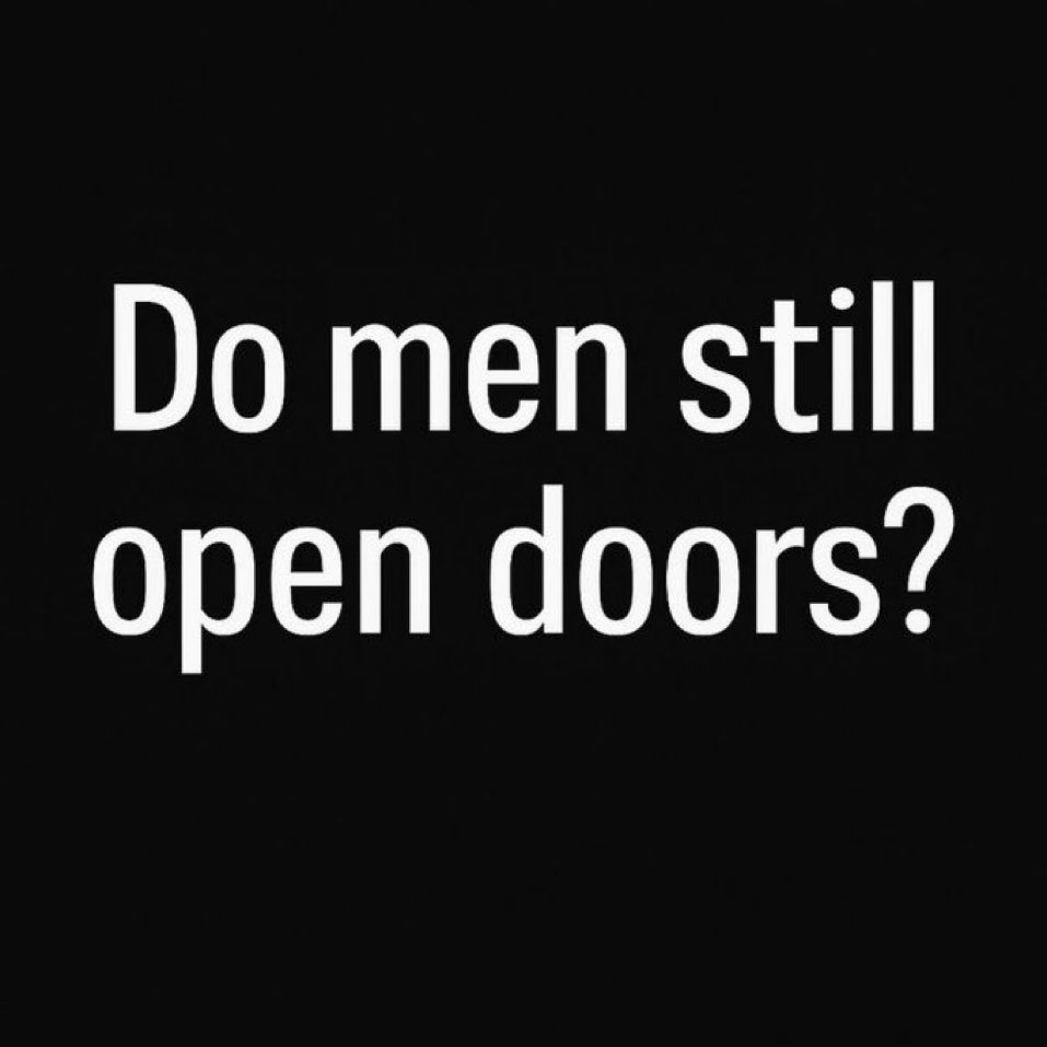 Who else still opens doors ?