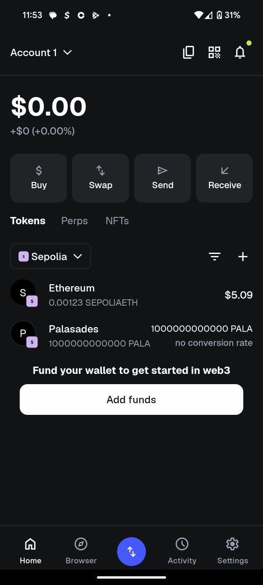 anson_ervin's tweet image. Day 3.
I guess even the small wins have to be celebrated. I created my first ever coin called &quot;PALA&quot; 

#100daysofcode #smartcontracts #blockchain
#Crypto
#Web3