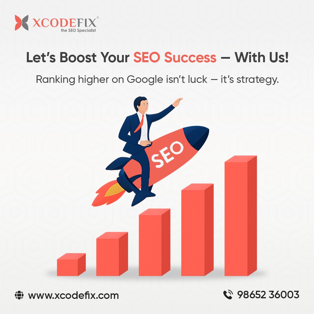 xcodefix's tweet image. 🚀 Let’s boost your SEO success together!
Ranking higher isn’t luck — it’s strategy + expertise.
At Xcodefix, we drive visibility, traffic &amp;amp; growth with smart SEO tactics.
✨ Rank higher. Grow faster. Succeed smarter.
🌍 xcodefix.com 
#SEO #Xcodefix #DigitalMarketing