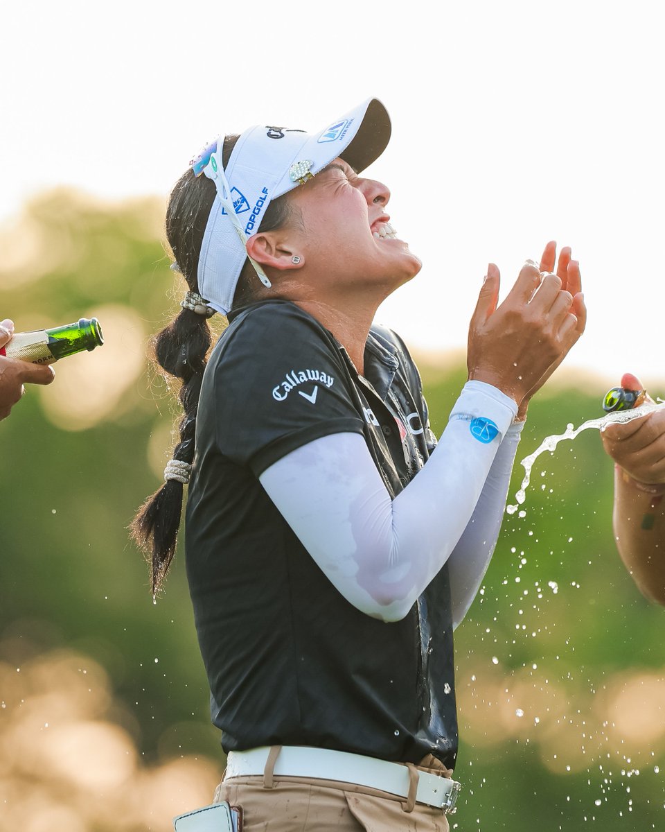 Champagne Tears: Jeeno Thitikul rallied from 4 back with 5 to play and a playoff tee shot in the water to defeat Minami Katsu on the fifth extra hole at the Buick LPGA Shanghai.

As great as Jeeno has been in 2025 - and she has been truly, overcoming Nelly Korda's sizable lead in