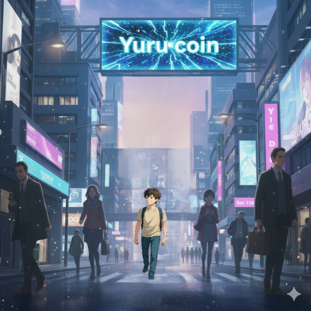 Mr_TanveeRs's tweet image. Amid the rush of the city, one dream shines brighter than every billboard — $YURU. While the world runs after trends, a few walk with vision, holding their belief close.
People hold #yuru not just for profit, but for purpose. Every coin held is a piece of the future — a quiet…