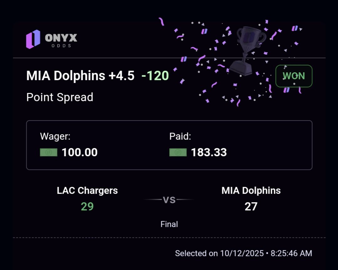 AtomikDrop's tweet image. There would be more from yesterday's CFB sweep, but I was on nights and slept right through it. Was able to run these on OnyxOdds and Player Profit 📈
This man on a generational run 🔥✨️ @CushPlayerProps