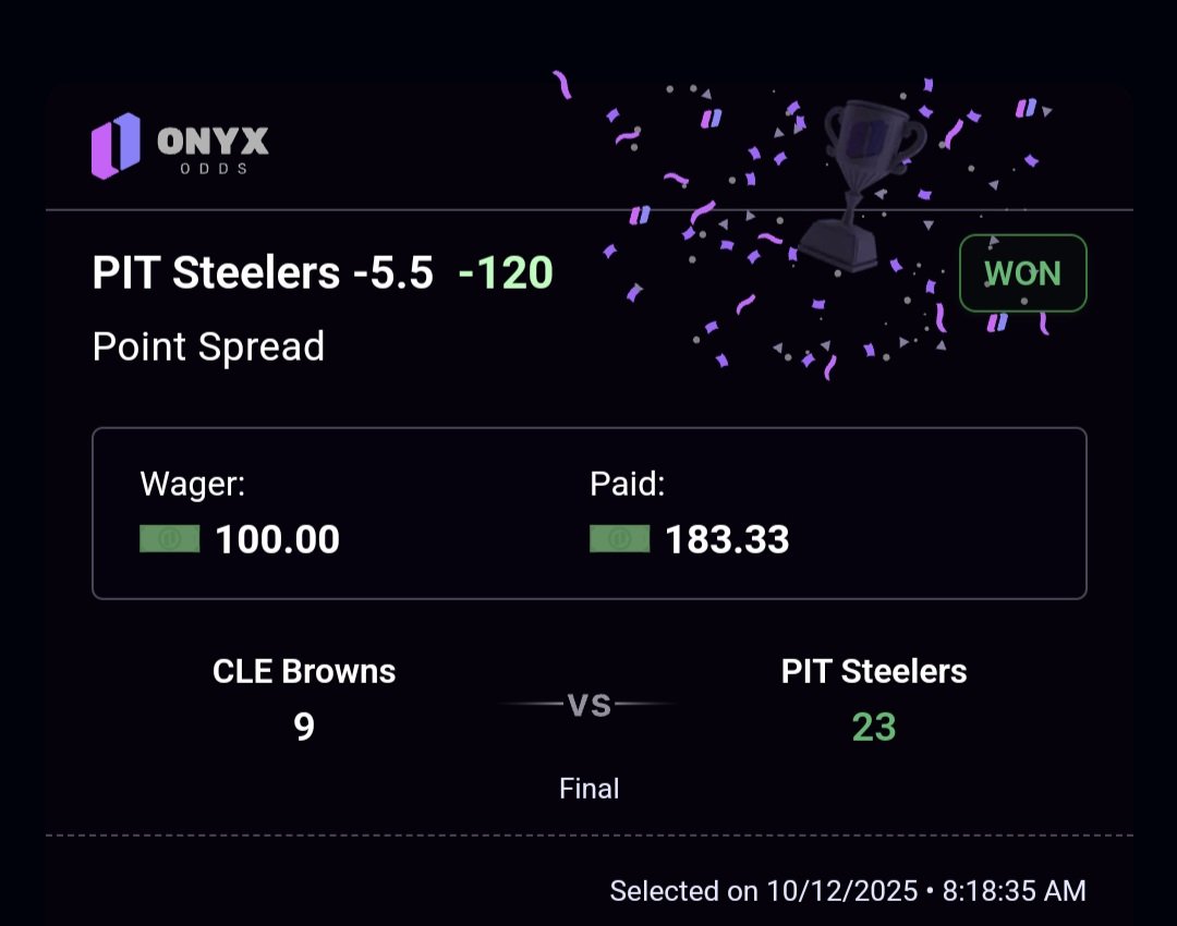 AtomikDrop's tweet image. There would be more from yesterday's CFB sweep, but I was on nights and slept right through it. Was able to run these on OnyxOdds and Player Profit 📈
This man on a generational run 🔥✨️ @CushPlayerProps