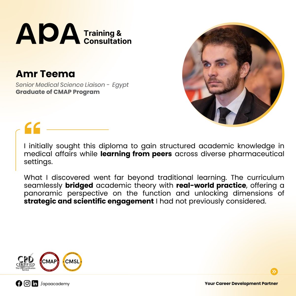 Academy Of Pharmaceutical Affairs (APA) tweet media